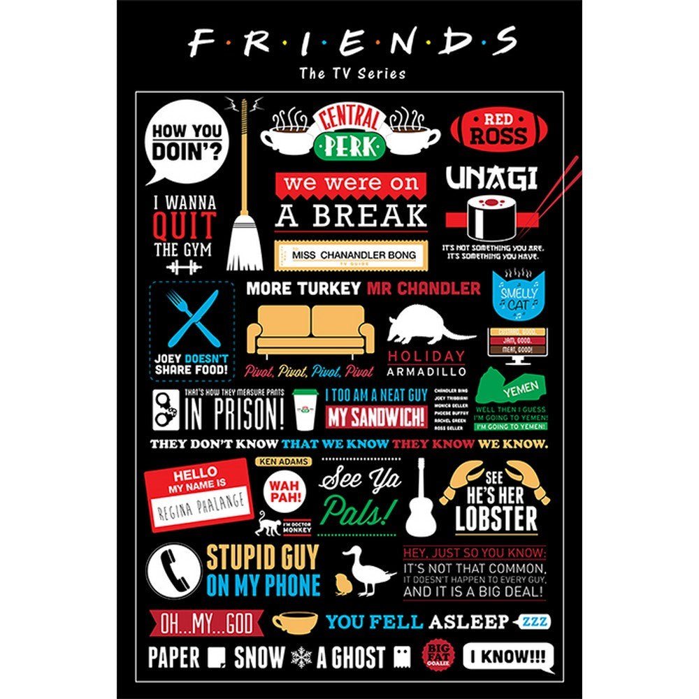 FRIENDS フレンズ - Infographic / ポスター - PGS